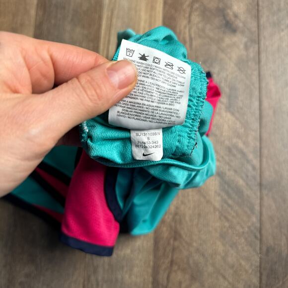 Nike Shorts Women's Size Small Blue Pink Athletic Training Running Fitness 3355 - Picture 8 of 11